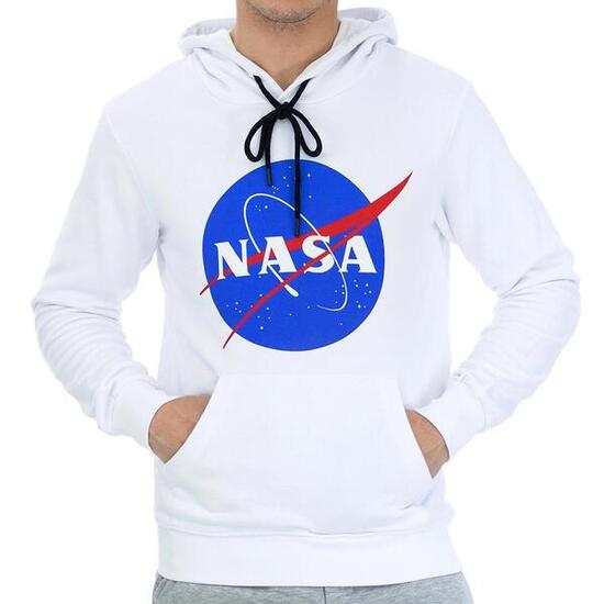 Sweat Capuche Blanc Homme Nasa 12H