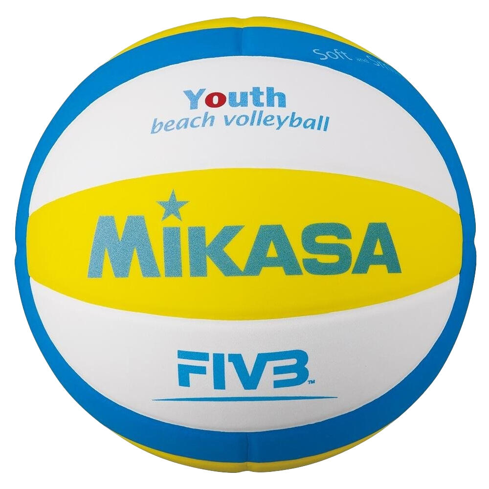Mikasa - Ballon De Volleyball Sbv (jaune / Bleu / Blanc) - Ballon De Volley - Blanc|bleu|jaune - 5 - Decathlon