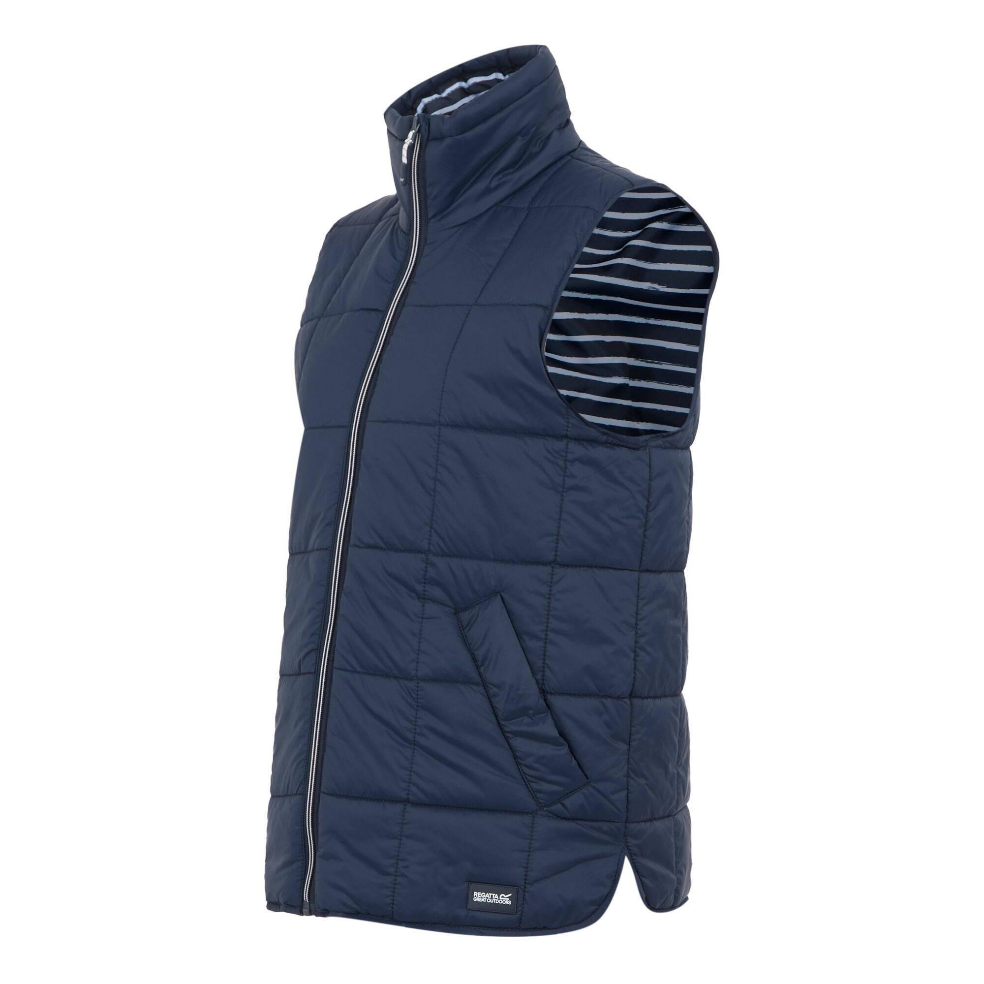 Womens/Ladies Courcelle II Quilted Gilet (Navy) 3/4