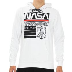 Sweat à capuche Blanc Homme Nasa 59H