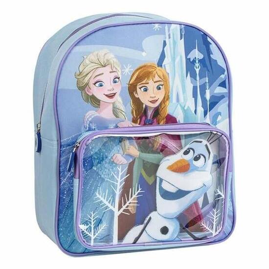 Mochila Escolar Frozen Azul