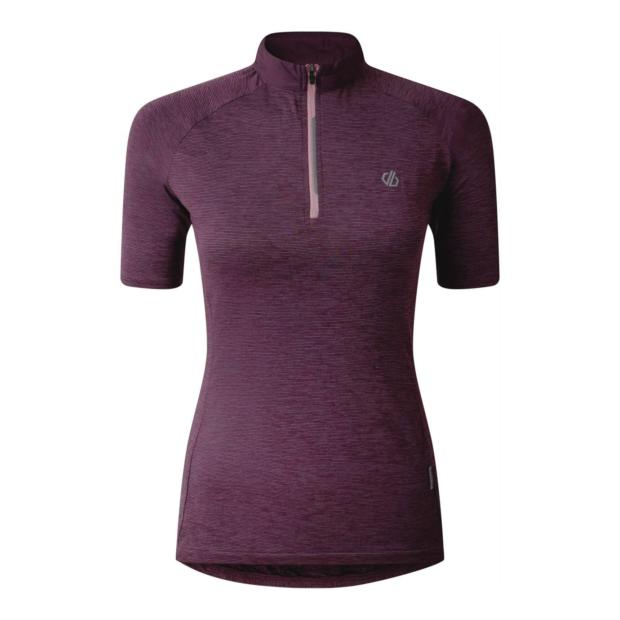 DARE 2B Womens/Ladies Pedal II Jersey (Deep Plum)