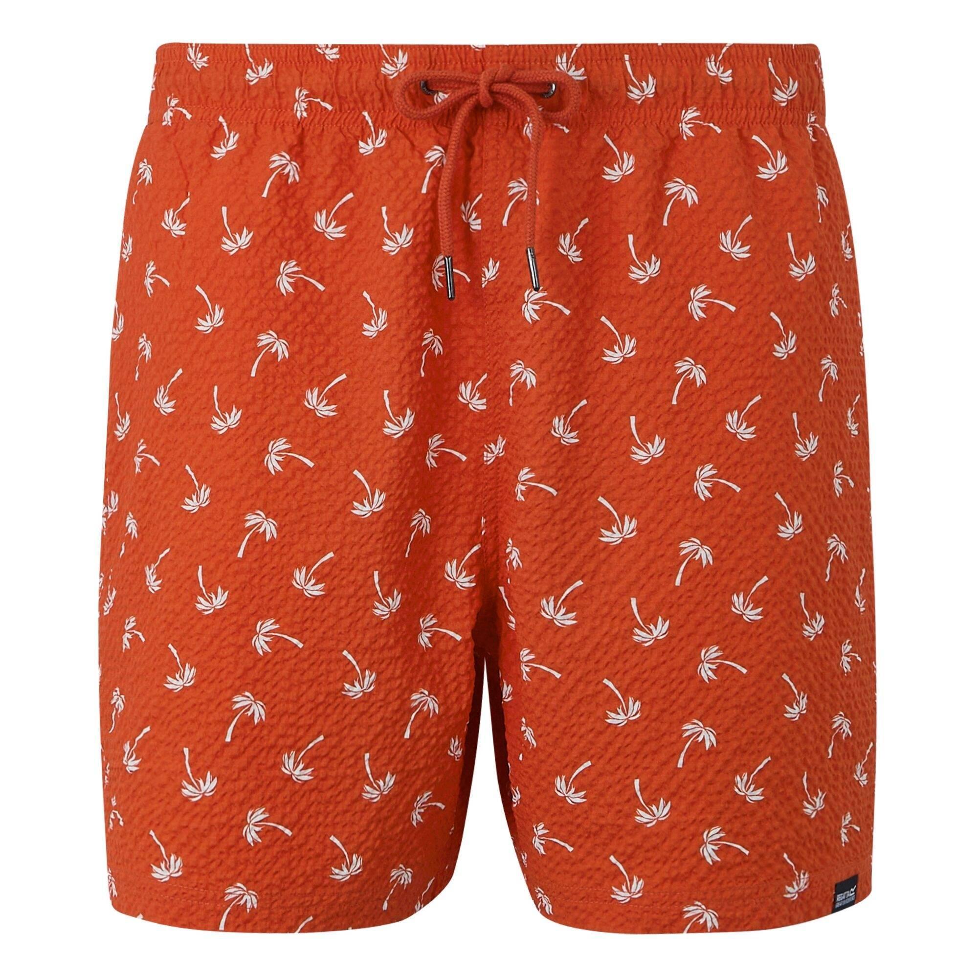 REGATTA Costume Da Bagno A Pantaloncino Palmo Uomo Regatta Loras Rosso Papavero