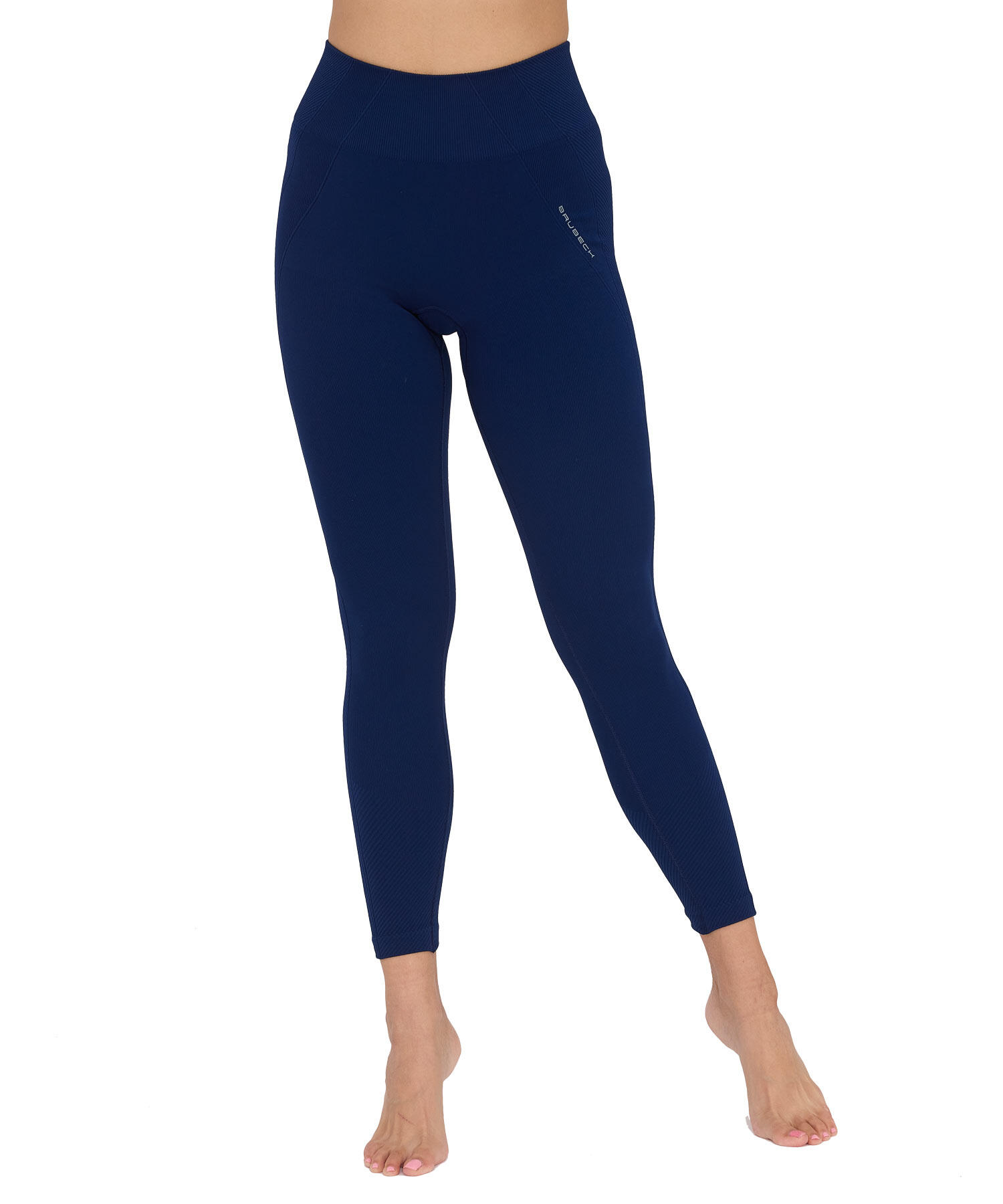Legginsy damskie z wysokim stanem  Brubeck CASUAL