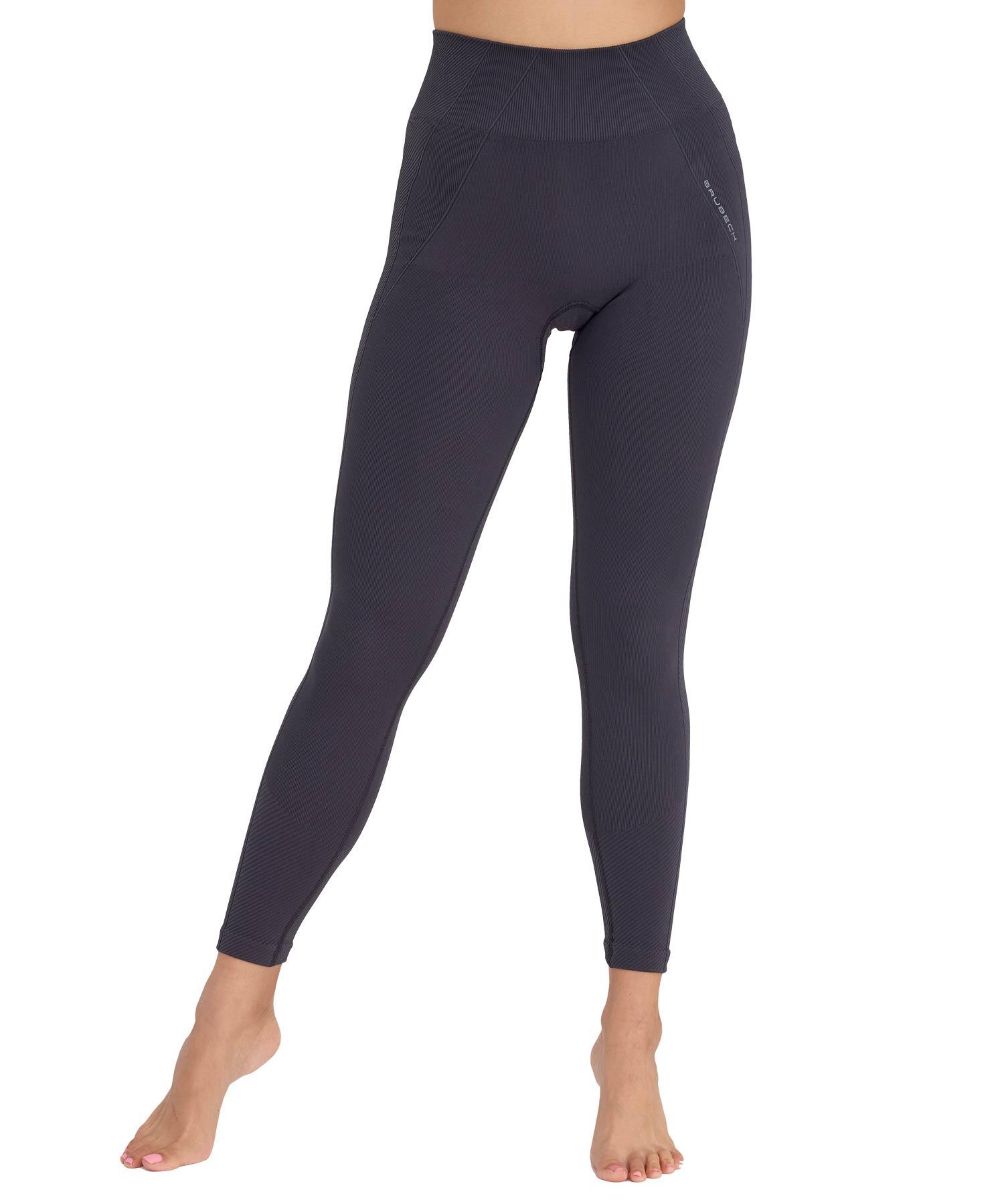 Legginsy damskie z wysokim stanem Brubeck CASUAL