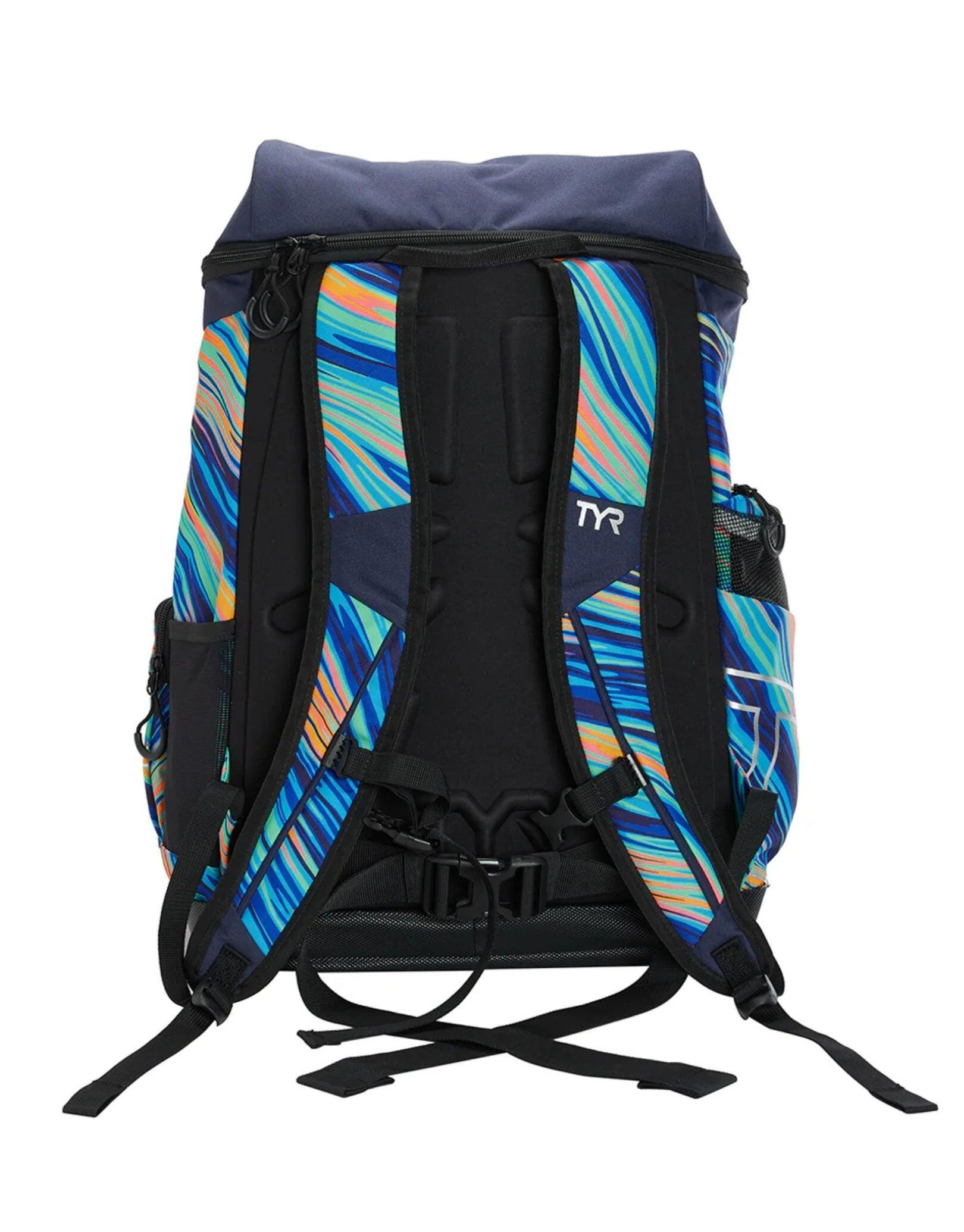 TYR Alliance Riptidal 45L Limited Edition Backpack - Teal/Orange 4/4
