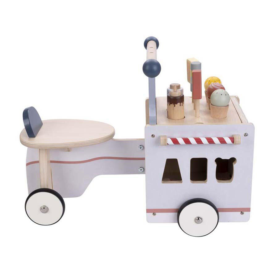 Carretto gelati in legno con bici senza pedali Jack & Jacky 2/6