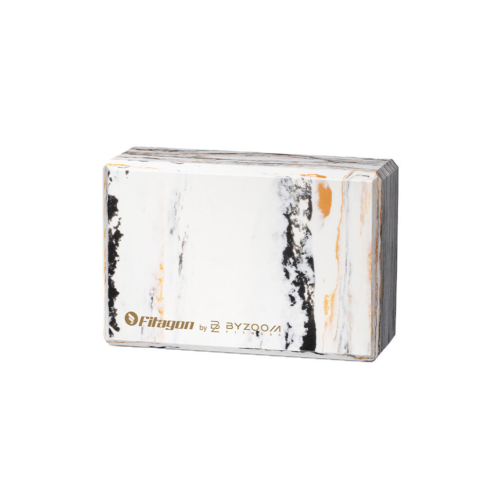 FITAGON Fitagon Marbel Marble Yoga Block 23x15x7.6 cm Lightweight