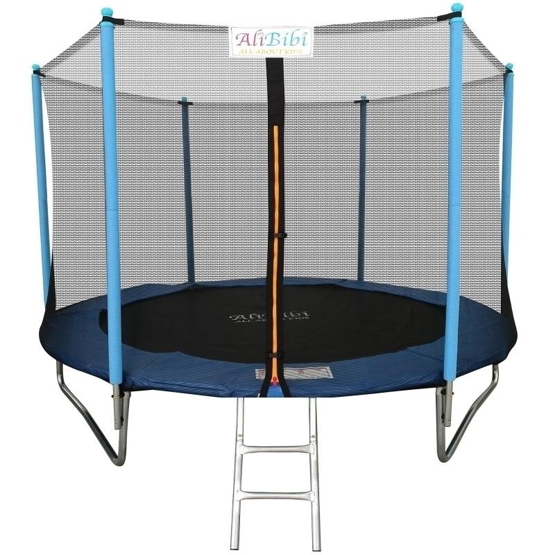Trambulina AliBibi Fun 508, albastra, diametru 244 cm ( 8 FT )