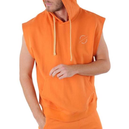 Camiseta Naranja Manga Corta Hombre Deeluxe Disco