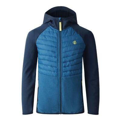 Gewatteerde jas voor kinderen (maanlicht denim/blauw saffier)