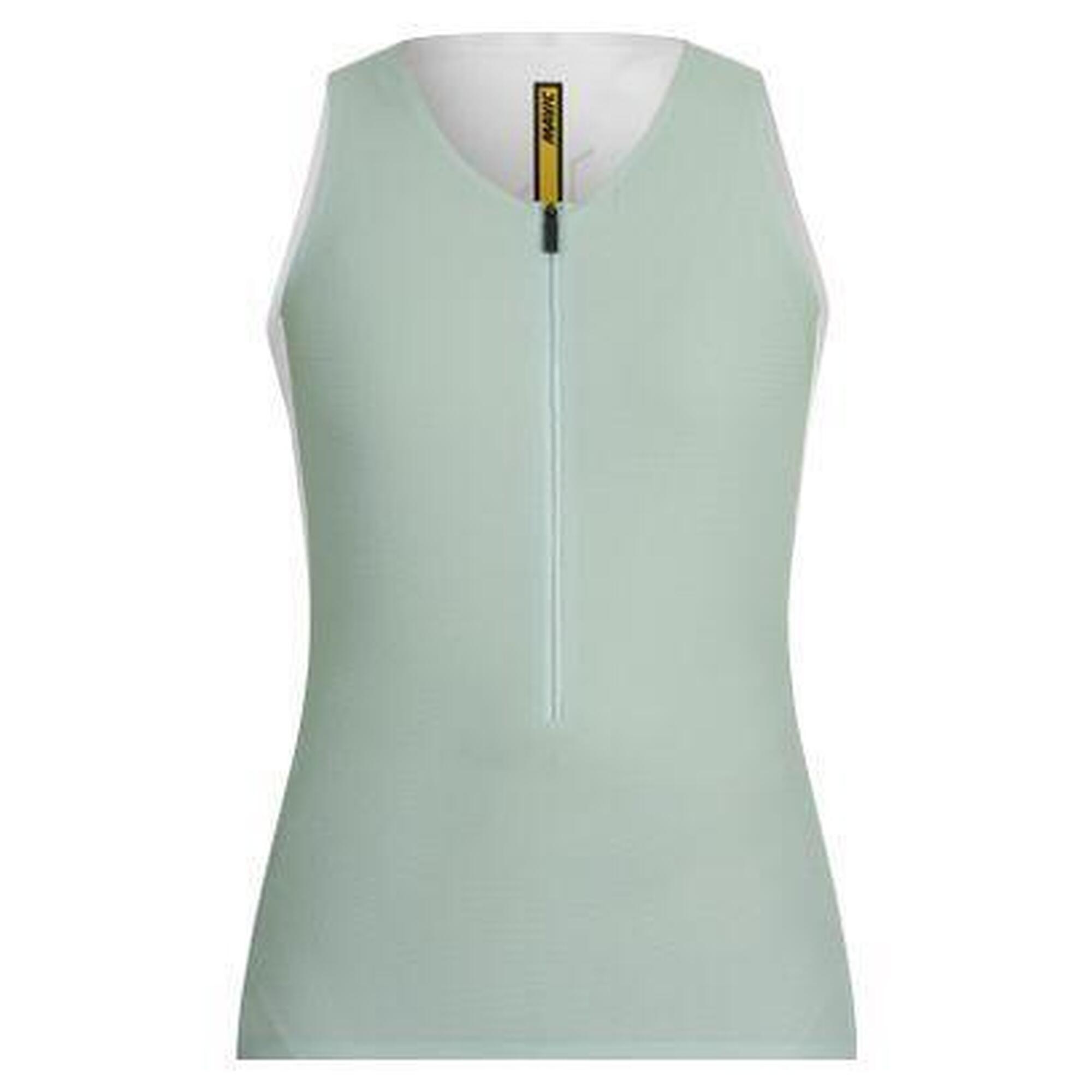 Mavic - Débardeur Femme Mavic Aksium Vert Menthe/carbone - Débardeur - Gris|vert - 44 L - Decathlon