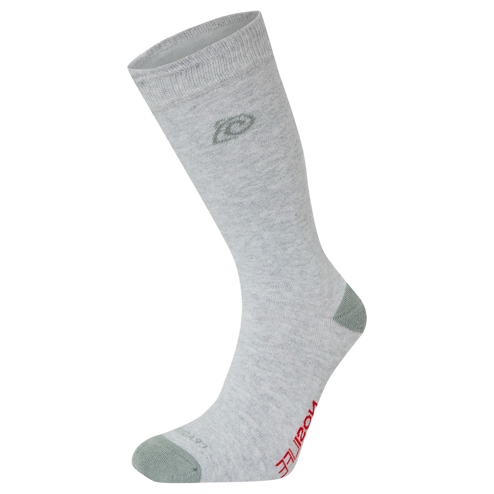 Chaussettes INSECT REPELLENT Adulte (Gris Clair Chiné / Lichen) 3/5