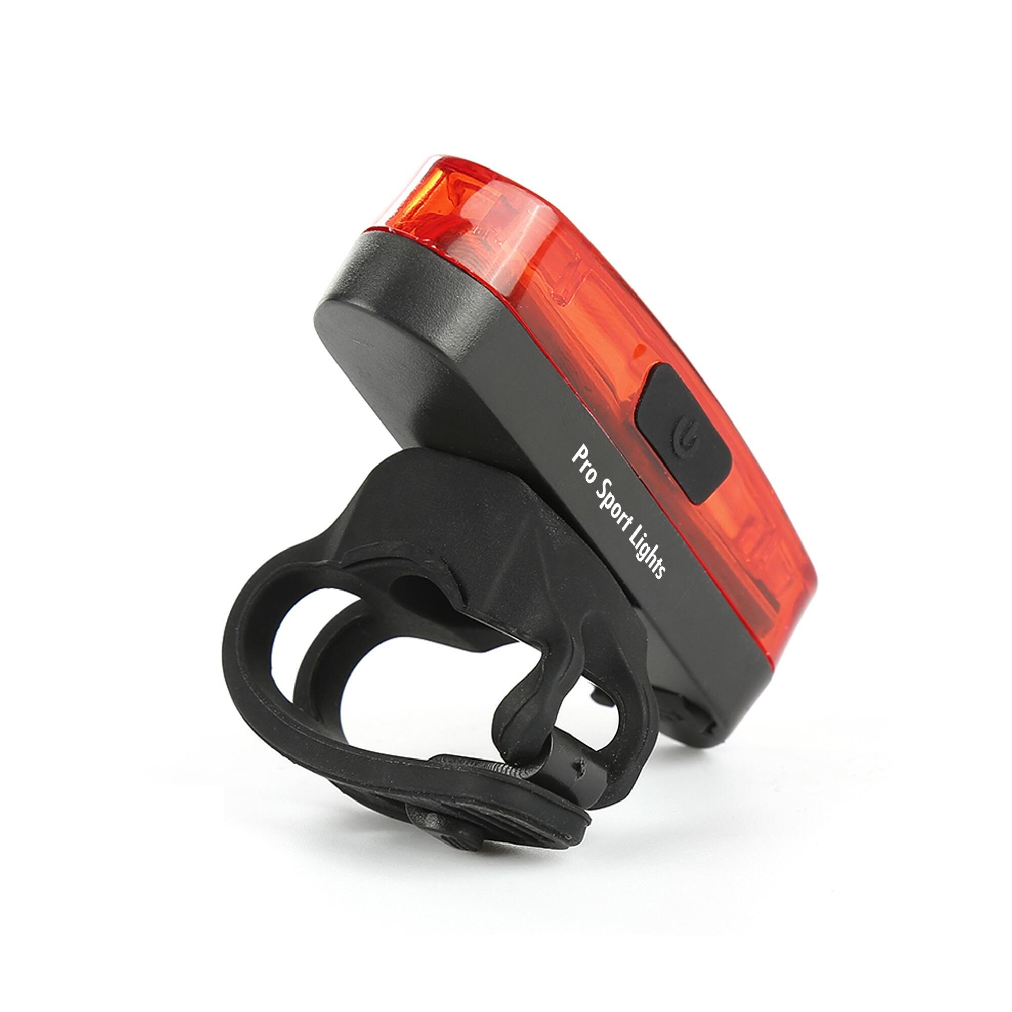Luces para bicicleta USB recargables de 300 y 120 lúmenes LED para bicicleta 5/7