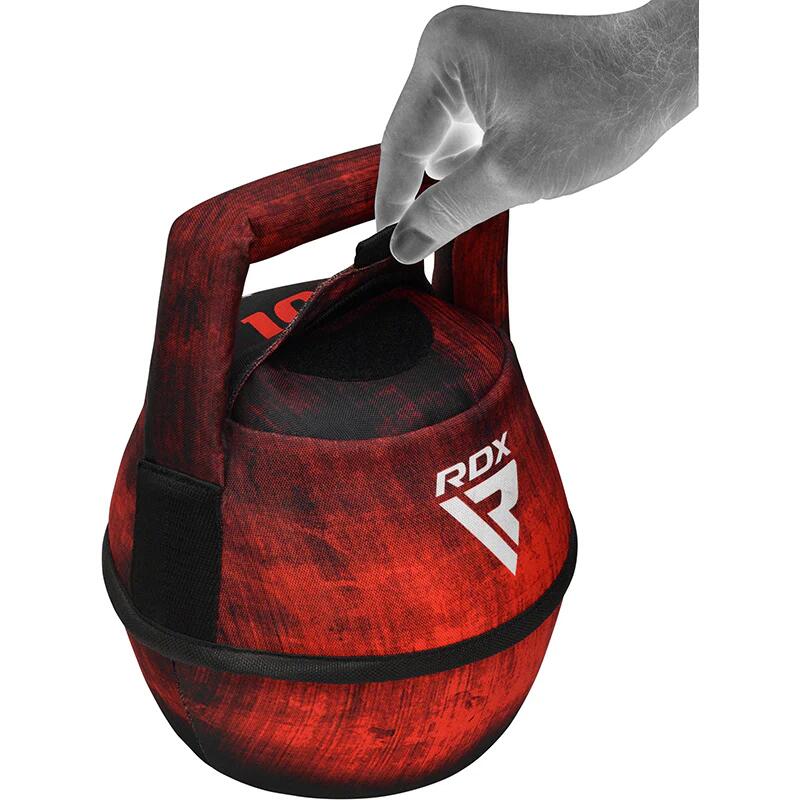Kettlebell neumplut RDX, 10 kg, Rosu 4/5
