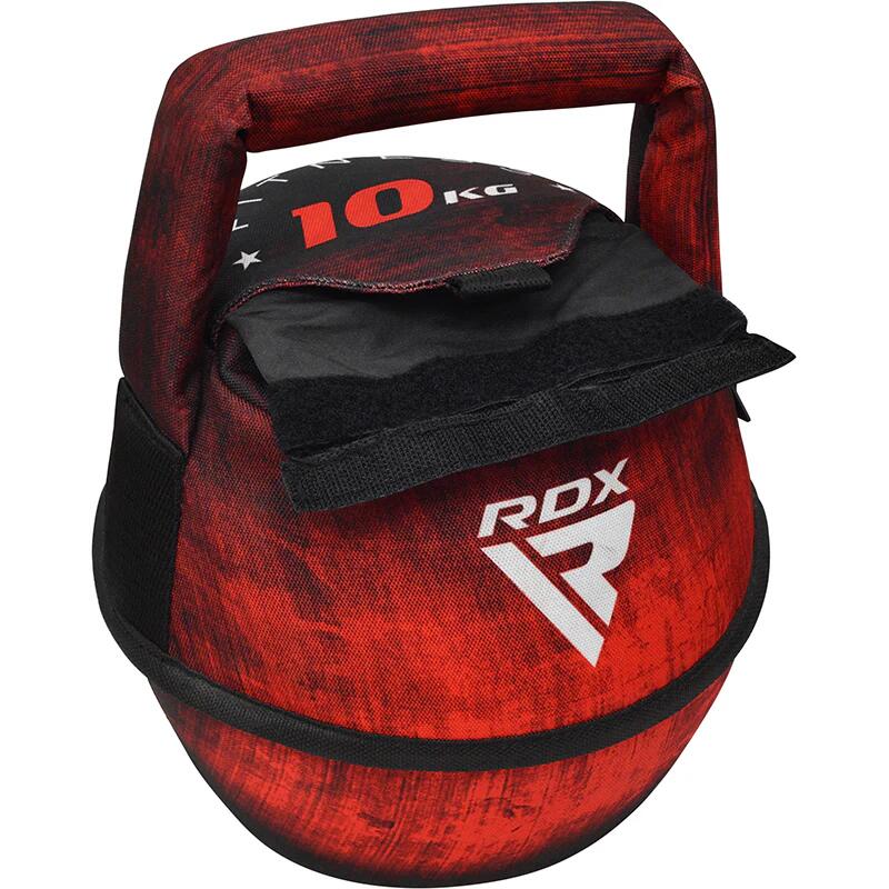 Kettlebell neumplut RDX, 10 kg, Rosu 5/5