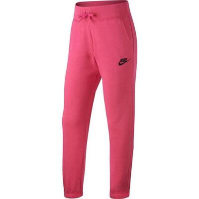 Kinder/kinder fleece regelmatig joggingbroek (roze)