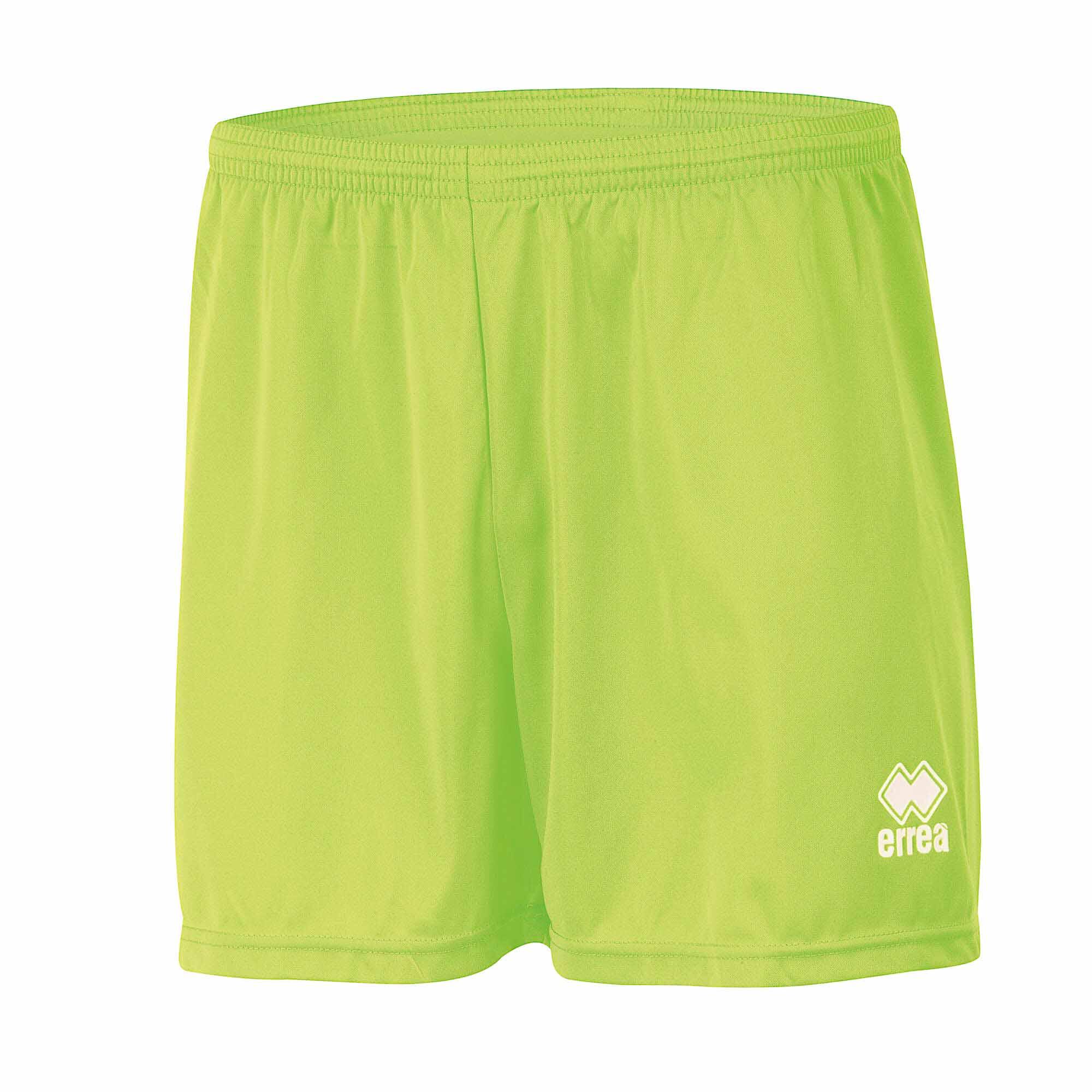 Krótkie Spodenki Errea New Skin Jr Fluorescencyjna Zieleń Dzieci