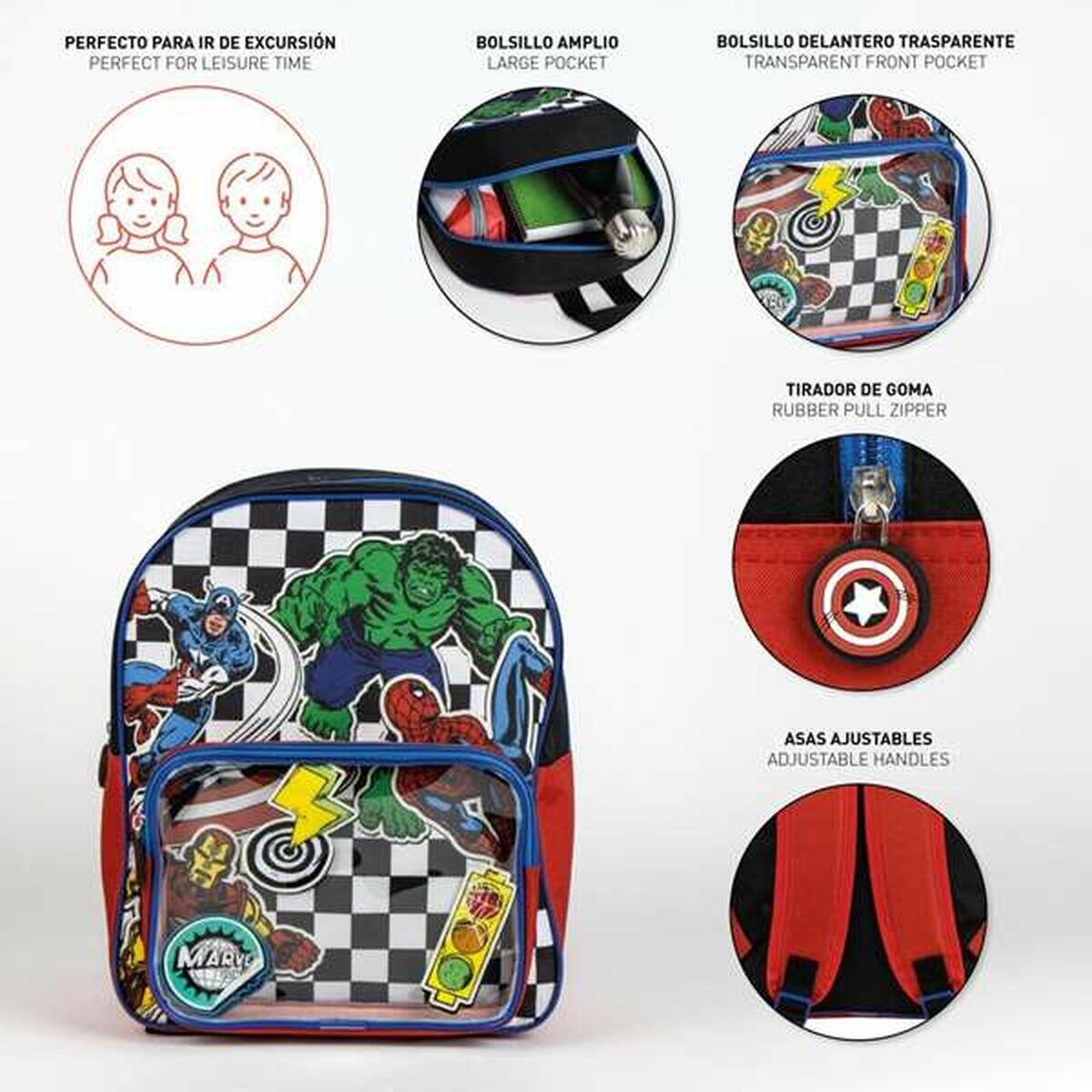 Zaino Scuola The Avengers Nero 5/5
