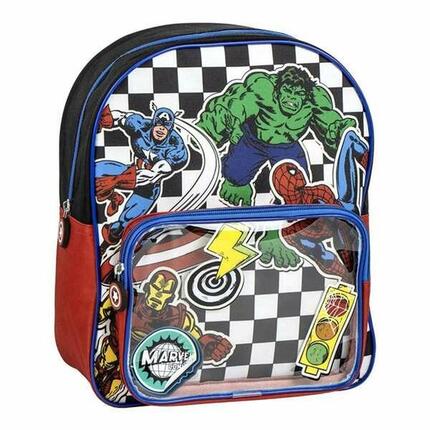 Mochila Escolar The Avengers Negro