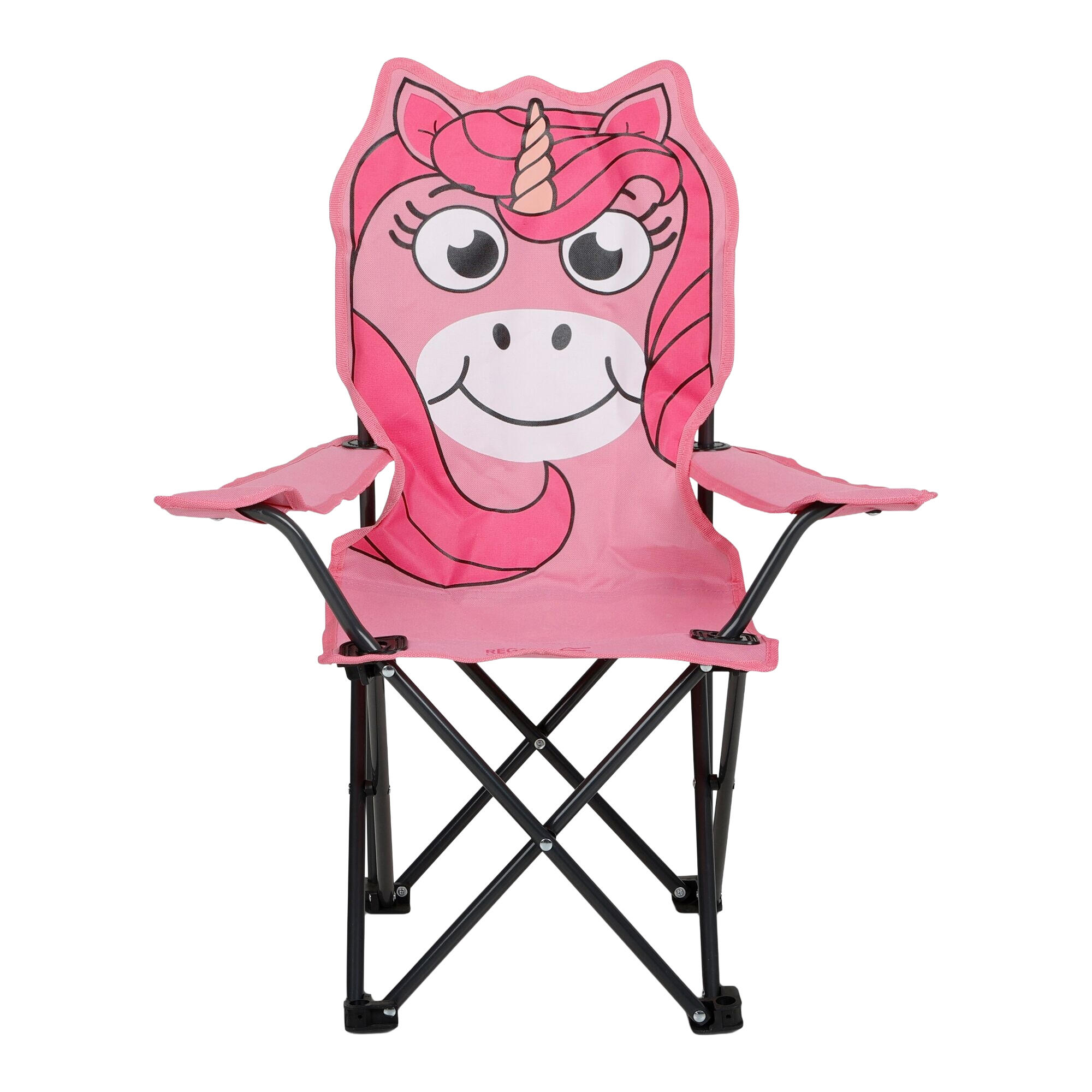 Childrens/Kids Luna The Unicorn Folding Chair (Sweet Pink) 3/5
