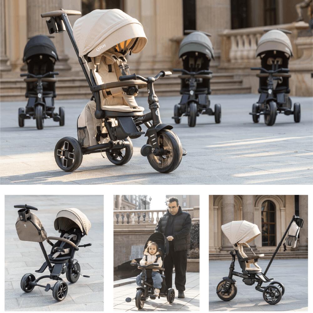 Devessport - Triciclo Evolutivo Qplay Comfo Max 8 em 1 Verde / 10-72 meses 6/7