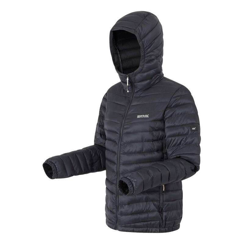 Veste Matelassée HURDEN Femme (Gris Phoque / Noir)