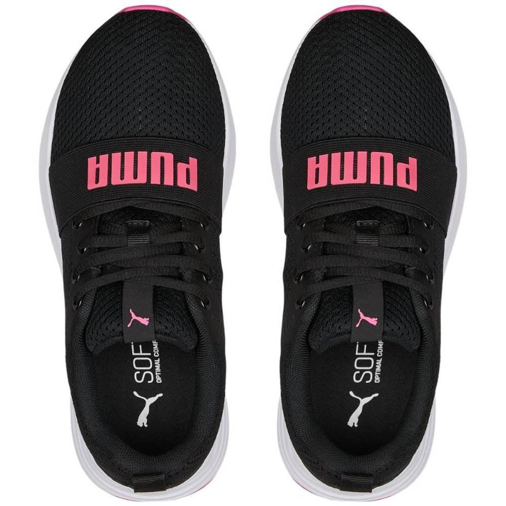 Scarpe Sportive Bambini Puma Wired Run Nero Rosa Tramonto 4/5