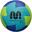 Ballon De Handball NUAGE (Vert / Bleu Foncé)
