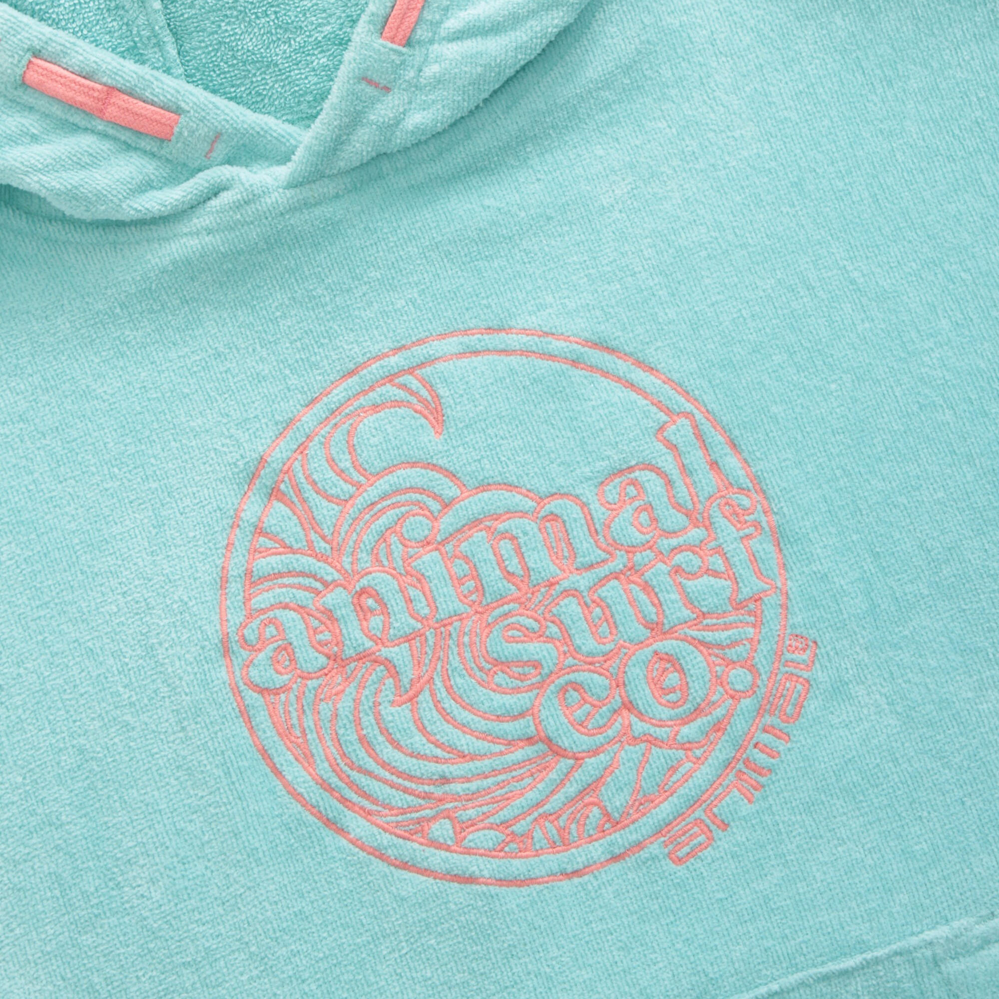 Childrens/Kids Gill Towelling Hooded Towel (Turquoise) 3/3