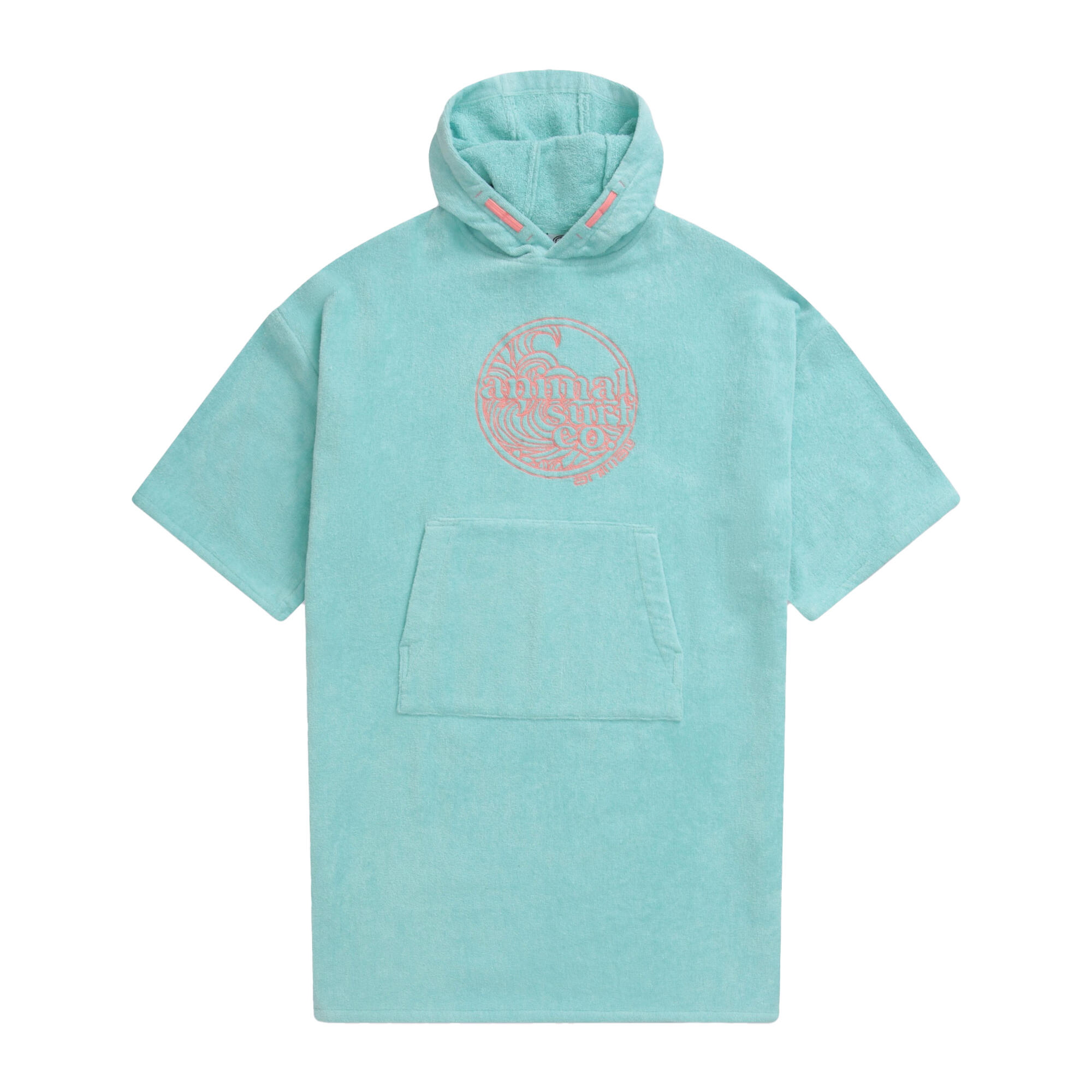 Childrens/Kids Gill Towelling Hooded Towel (Turquoise) 1/3