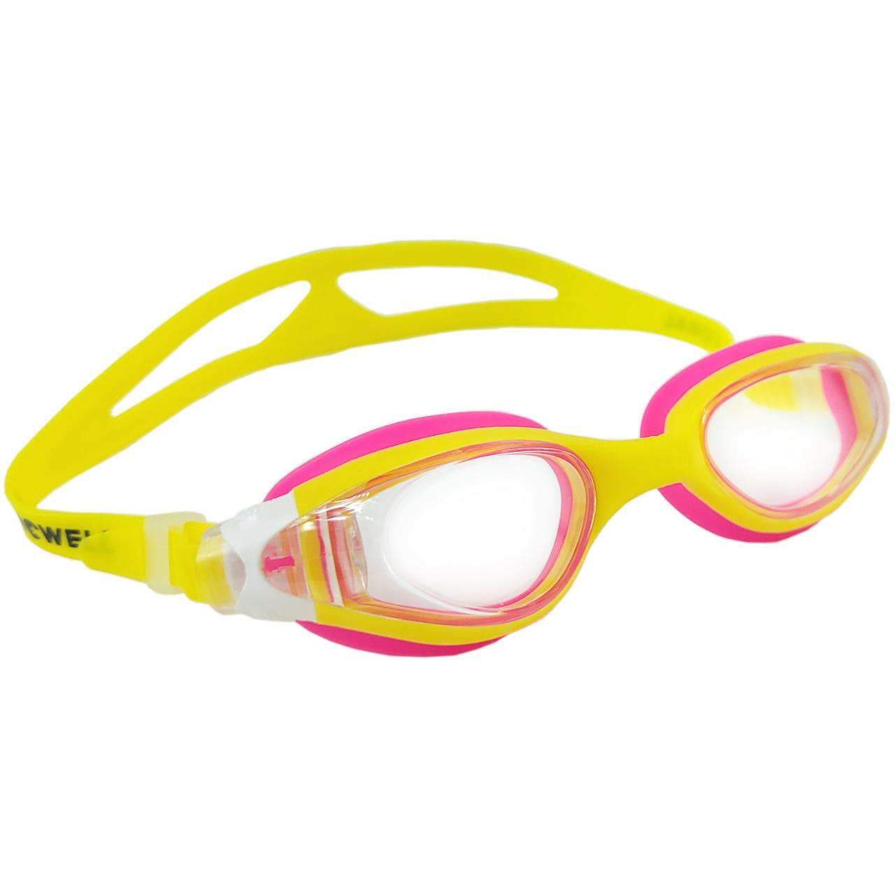 Crowell - Lunettes De Natation Enfant (jaune Corail) - Lunettes De Natation - Jaune|orange - Decathlon
