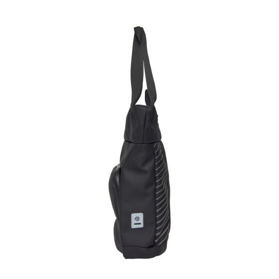 Wasserabweisende Gravel Fahrradtasche 12L - Schwarzer Shopper 3/7