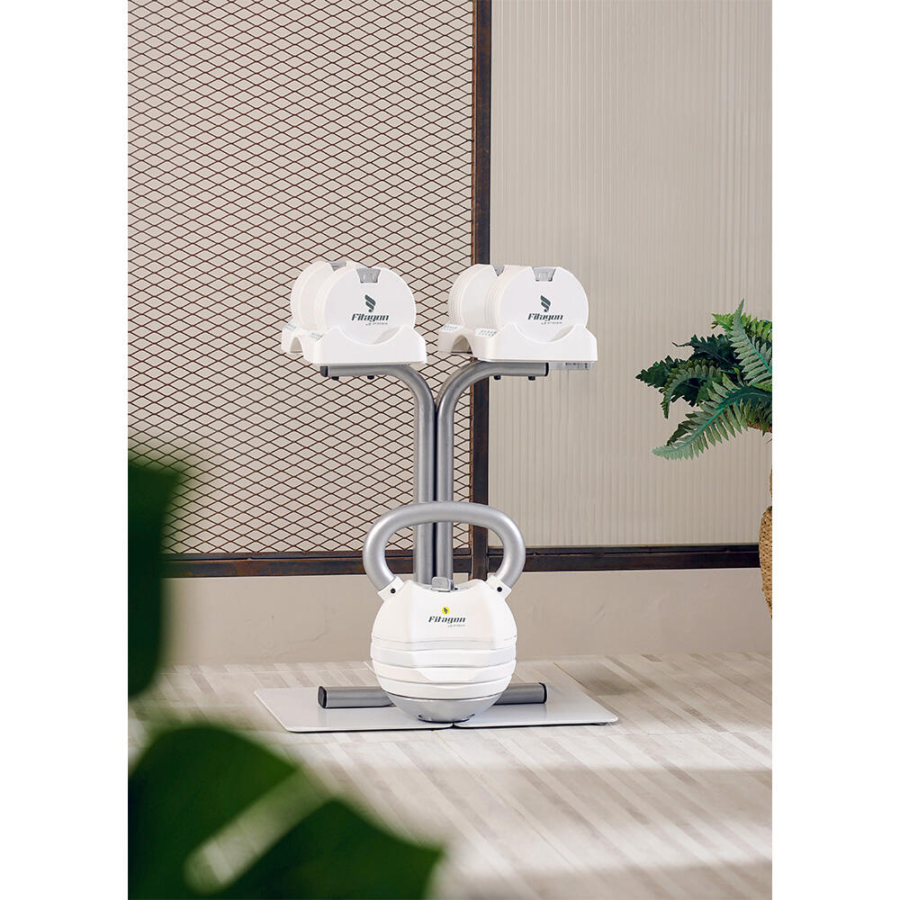 Fitagon Hantelständer Flex für 5.6kg und 12.5kg Weiss 4/4