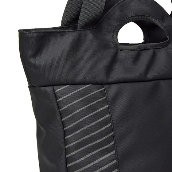 Wasserabweisende Gravel Fahrradtasche 12L - Schwarzer Shopper 6/7