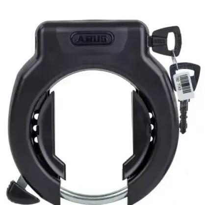 Abus Ringslot 4750L frame lock, hardened special steel, red.