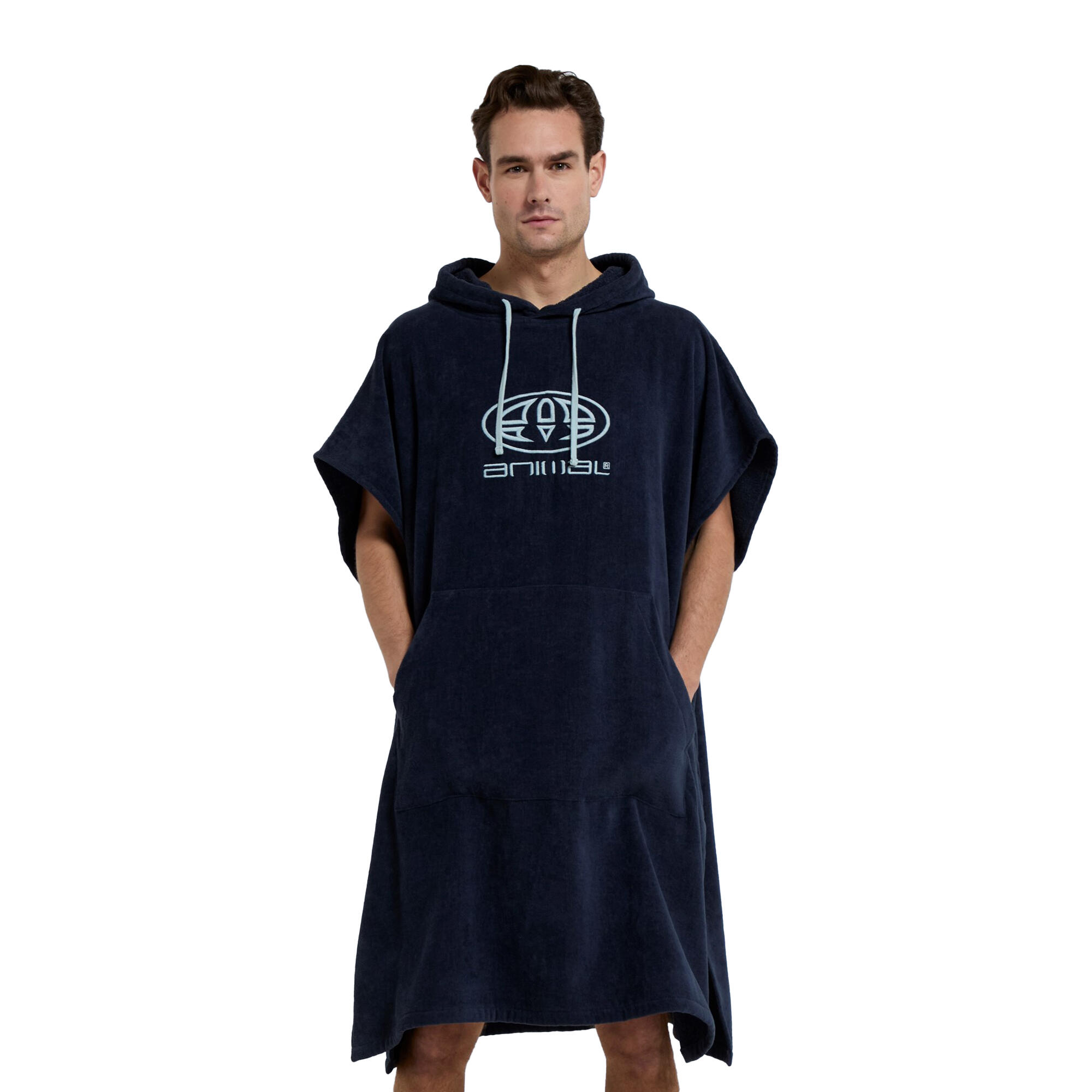 Poncho JACOB Homme (Bleu Foncé) 3/3