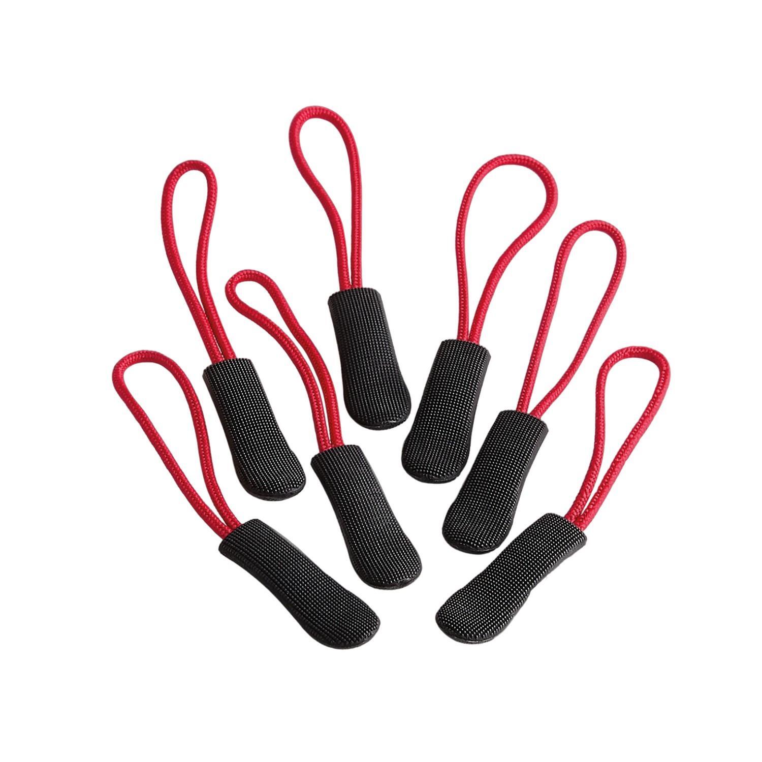 Slx zip pulls (embalagem de 10) vermelho