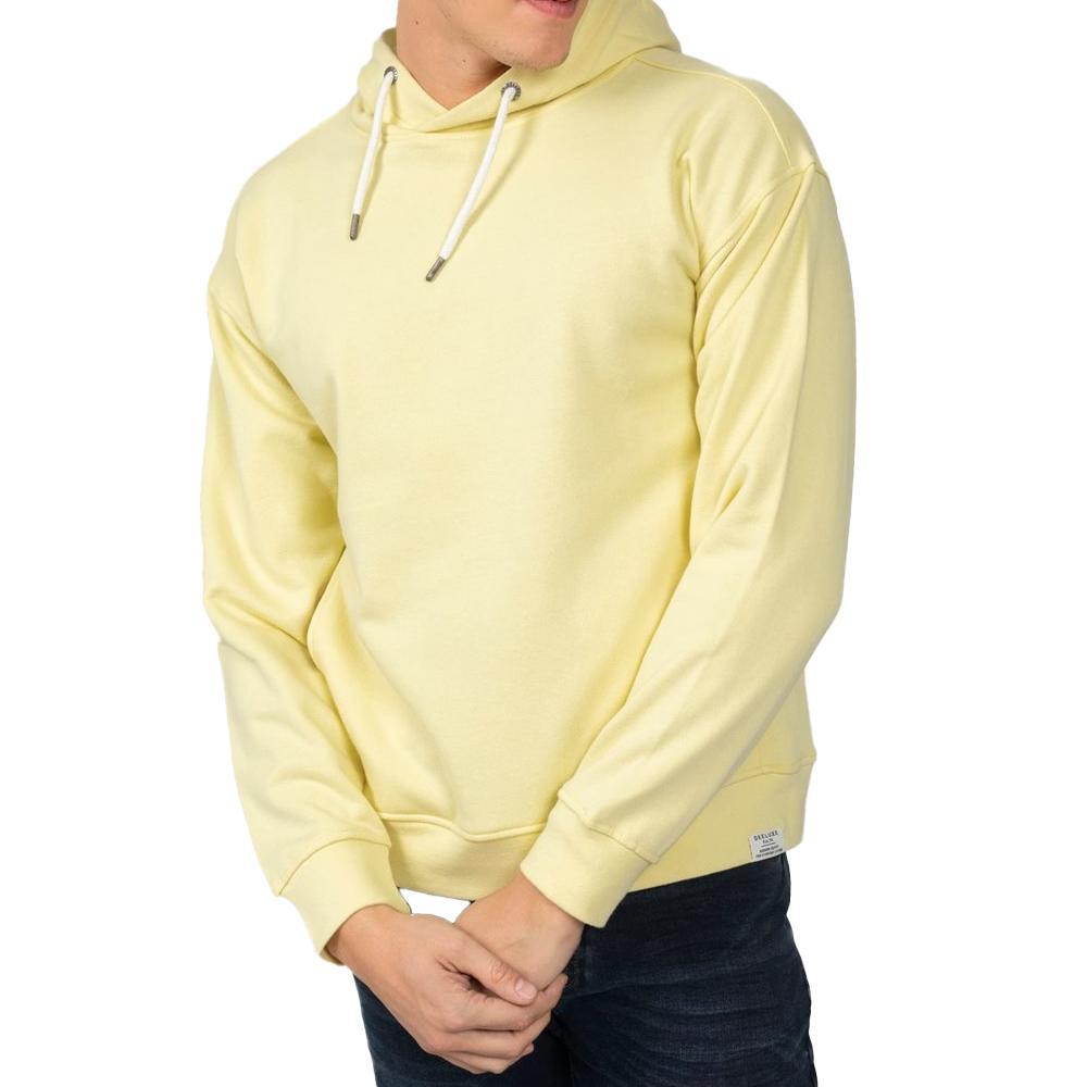 Sweat à capuche Jaune Homme Deeluxe Frem 1/2