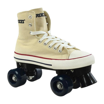 Patines Quad Chuck para Mujer Beige