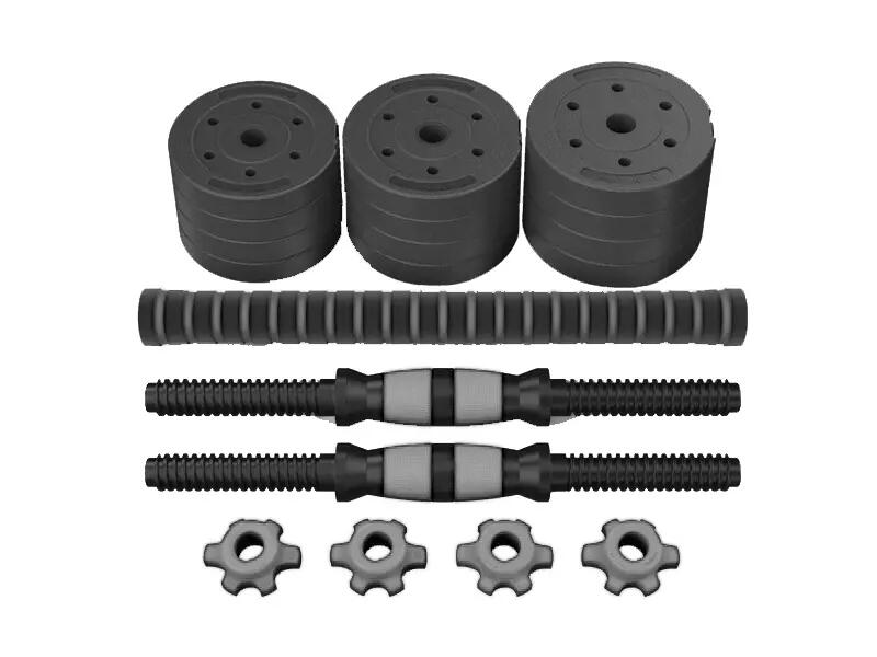 Set Gantere 20 kg, Bara Inclusa,Ecofit 4/6