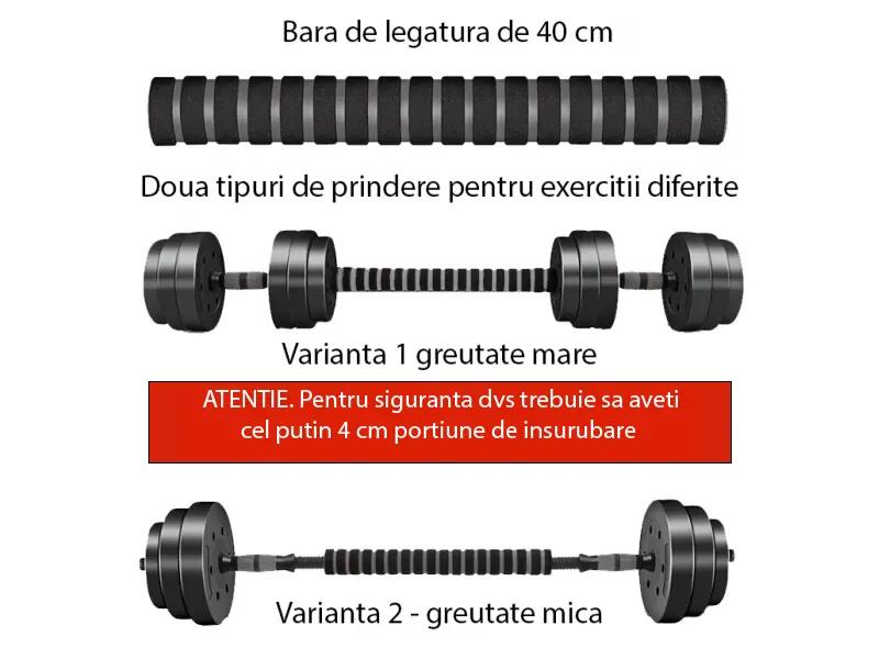 Set gantera 10 Kg 5/6