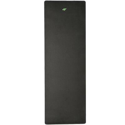 U027 yogamat (zwart/groen/grijs)