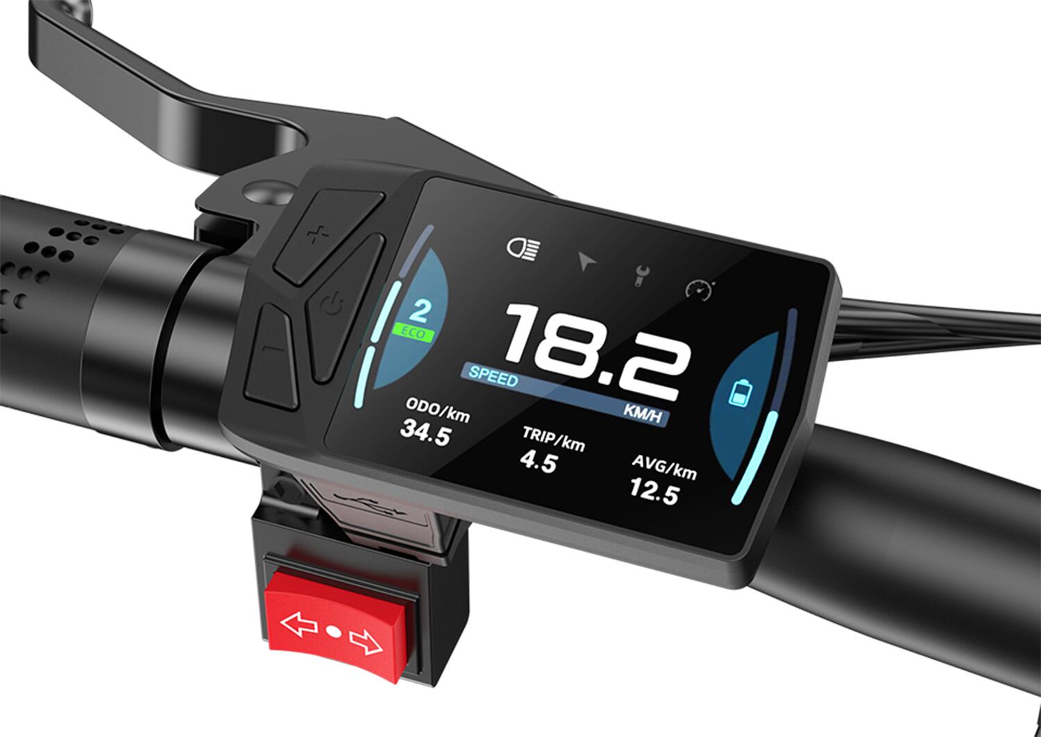 Vélo électrique Pliant ADO Air 20 Pro – Pedelec 2024, Transmission Par Courroie, 20 Pouces