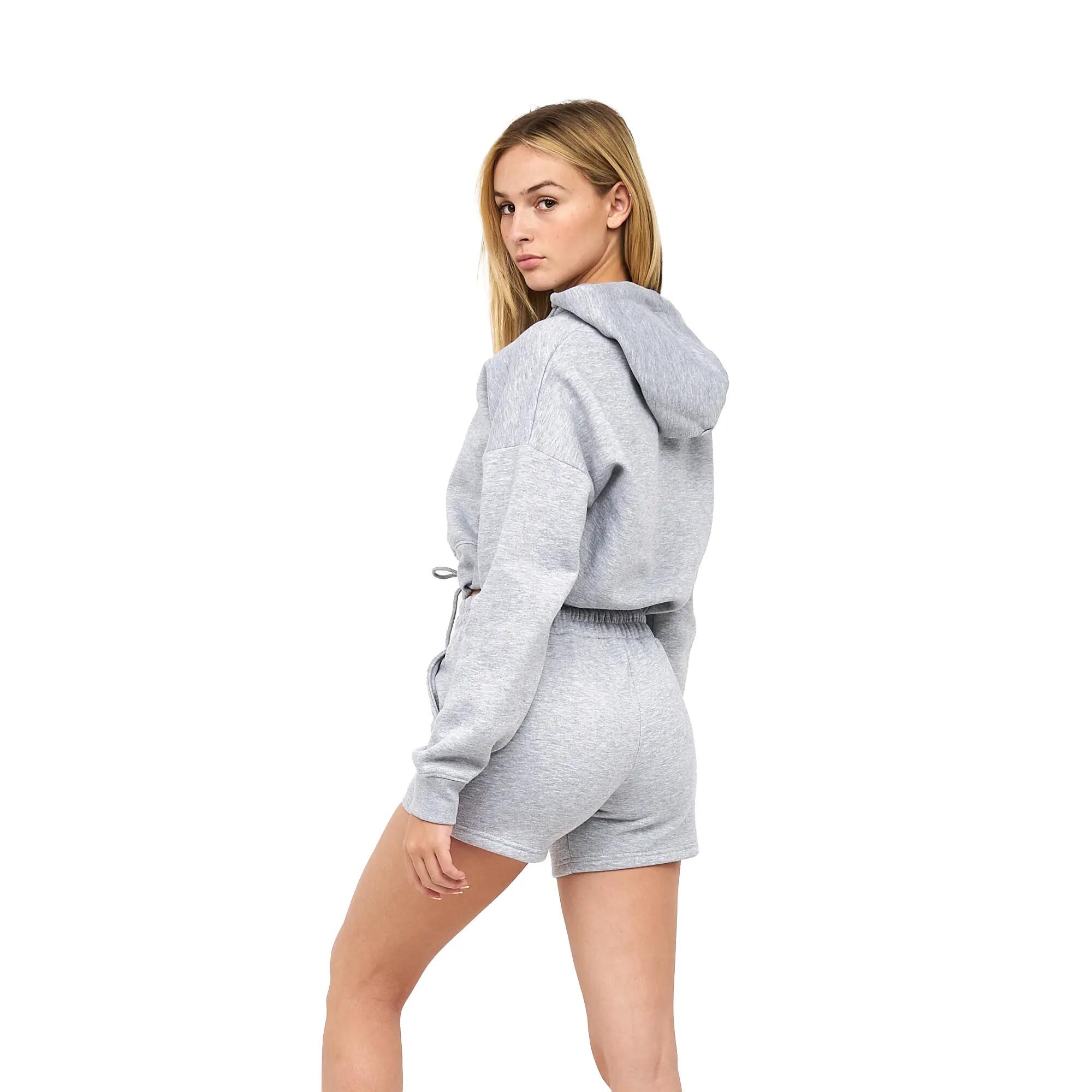 Womens/Ladies Shimila Shorts (Grey Marl) 3/4