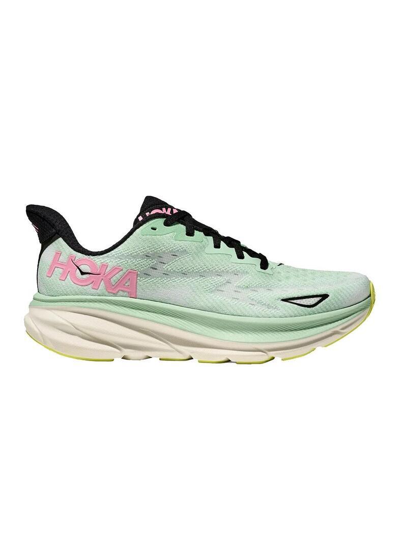 HOKA Corrida e trilha para mulher Hoka Clifton Verde