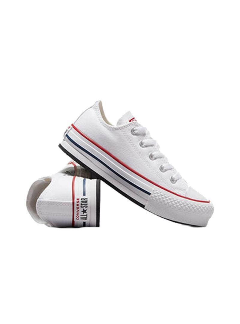 Zapatilla para Niña Converse All star plataform Blanco 6/7
