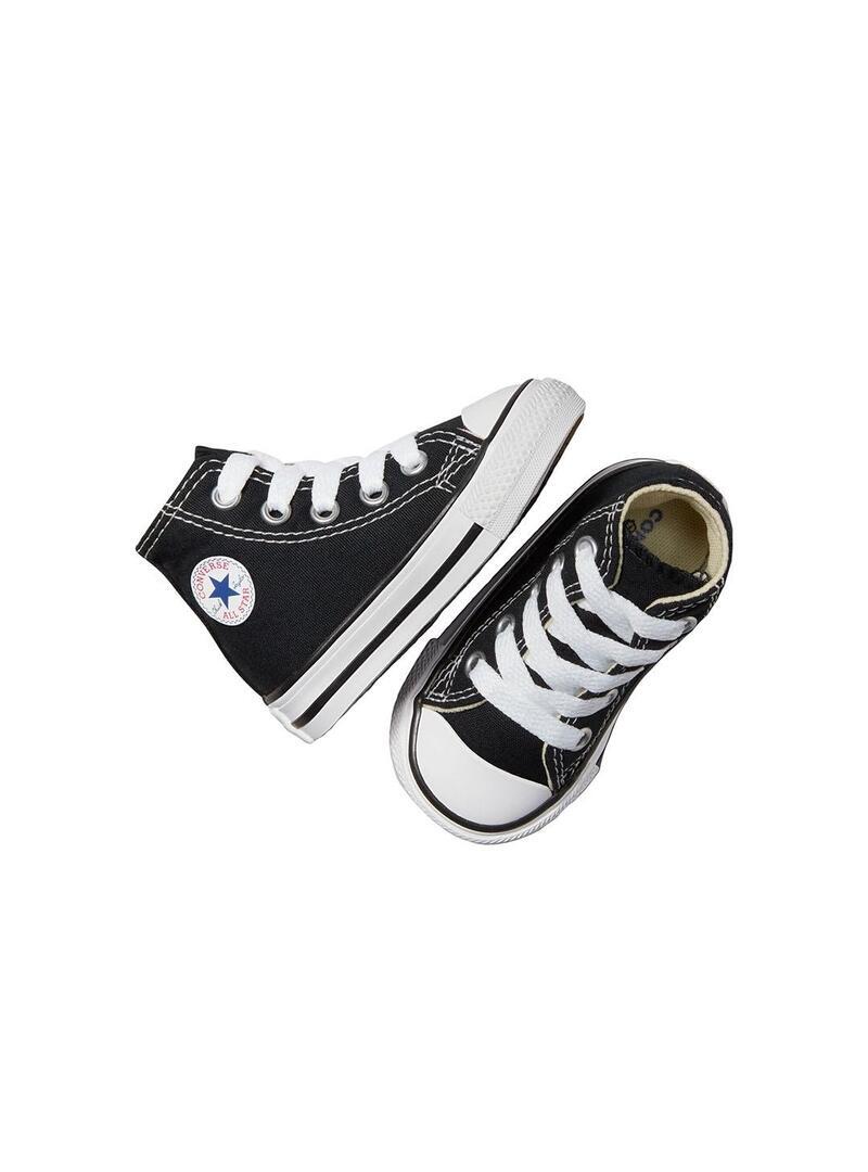 Scarpe da ginnastica per bambini Converse Chuck Taylor nere 5/7