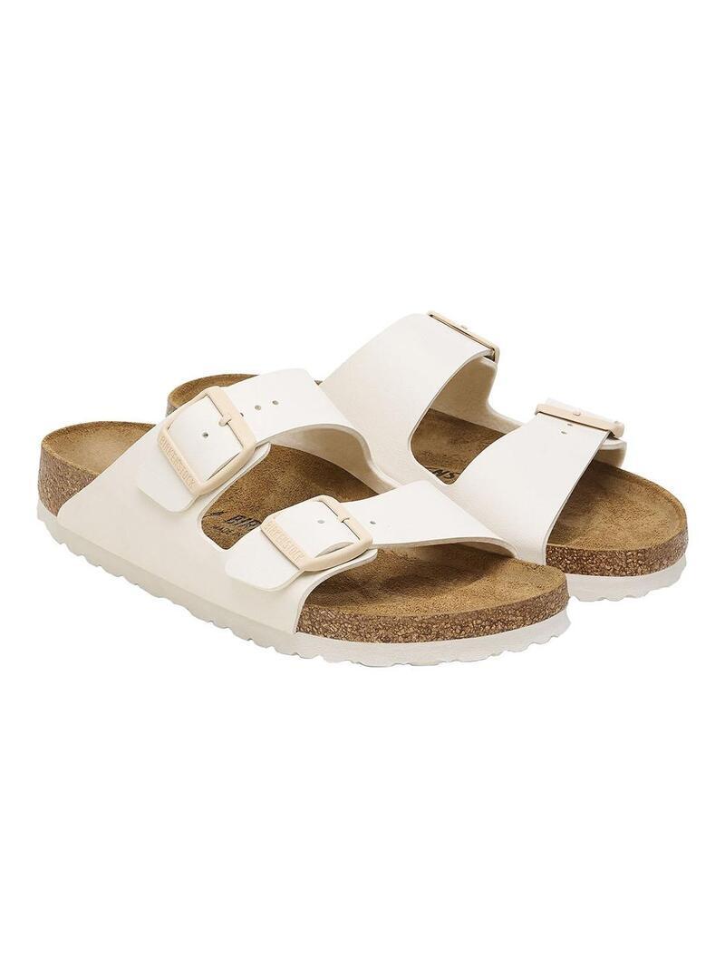 Sandales Bio Femme Birkenstock Arizona Blanc 6/6
