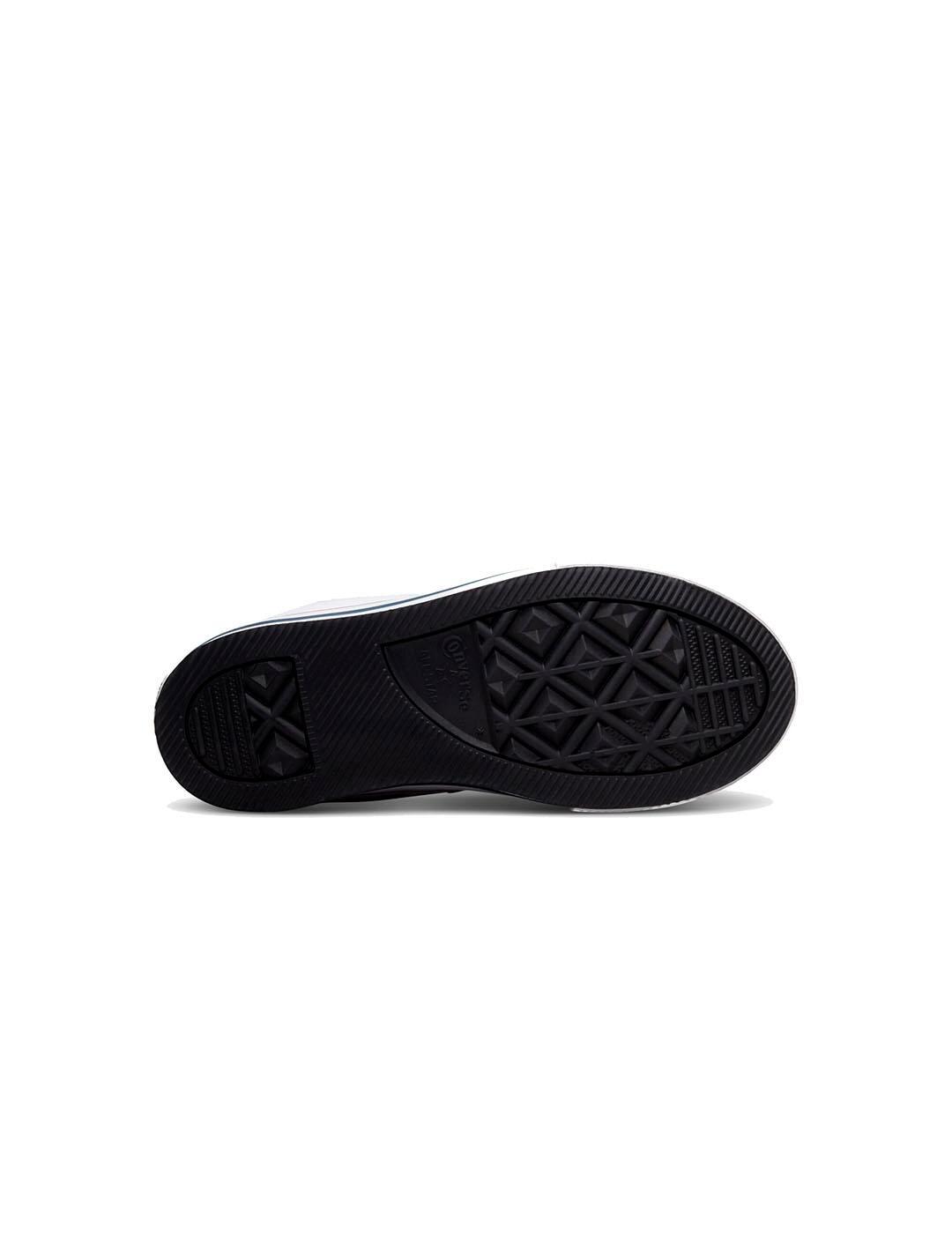 Chaussure pour Fille Converse All Star lift plateforme Blanc 6/6